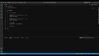 scanf in vscode [upl. by Isma987]