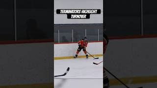 terminatorshockey turnover hockeyvideos hockey short shorts goal goals shortsvideo [upl. by Ahsile]