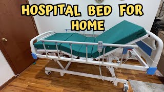 Quick Review of Real Relax 3 Function Hospital Bed for Home Use [upl. by Htenaj]