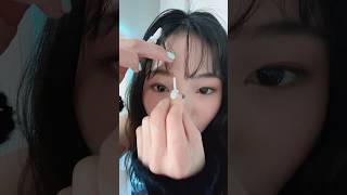 This is how kpop idols keep their bangs in place hairtutorial [upl. by Solnit]