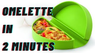 How to make Omelette in Microwave in 2 minutes  Simple microwave Omelette maker [upl. by Charles]