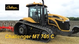 Ploegen met Challenger MT 765 C Rupstrekker [upl. by Snilloc]