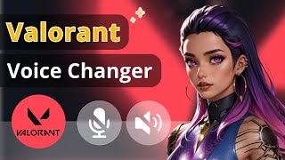 How to Set up a Valorant Voice Changer  Voice Trolling with Omen Viper Reyna AI Voice [upl. by Amick]