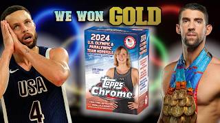 THE CEILING IS CRAZY FOR THESE 2024 Topps Chrome US Olympic Blaster Box Review [upl. by Bouton61]