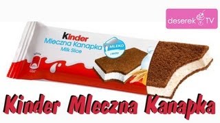 Jak zrobić Kinder Mleczną Kanapkę  DeserekTV [upl. by Ducan]