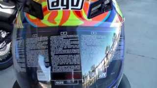 AGV K3 Rossi 5 Continents replica helmet [upl. by Yl481]