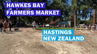 Hawkes Bay Farmers Market  Hastings  New Zealand [upl. by Alyhc]