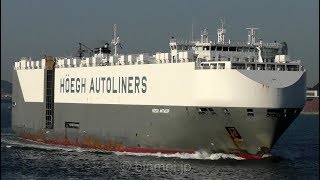 HOEGH ANTWERP  HOEGH AUTOLINERS vehicles carrier [upl. by Hendel849]