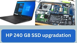 HP 240 G8 SSD upgradation I Slow HP Laptop I How to Remove Bottom Panel On Laptop [upl. by Brookhouse]