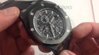 Audemars Piguet Royal Oak Offshore Forged Carbon Luxury Watch Review [upl. by Constantine231]