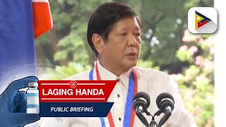 PBBM binigyangpugay ang kabayanihan ng mga manggagawang Pilipino [upl. by Aschim]