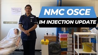 NMC OSCE IM Injection update [upl. by Kline]