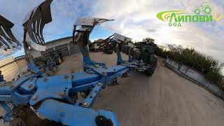 4K John Deere 8370R onland ploughing with Lemken Jewel 10 6 Furrow [upl. by Rekcut]