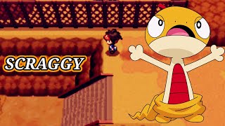 How to catch a scraggy in Pokémon black 2 and white 2 Where to find a scraggy in Pokémon black 2 [upl. by Leribag]