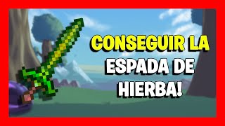 🟢 Espada de Hierba Terraria  La Gran ESPADA DE LA SELVA de Terraria 14 [upl. by Normy]