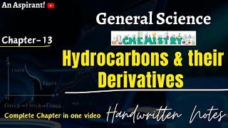 Hydrocarbons  Unit13  Chemistry  General Science  An Aspirant [upl. by Oluas757]