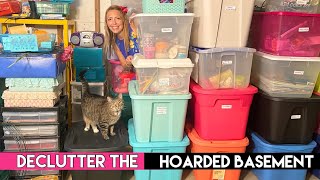 Hoarders ❤️ Extreme Basement DeClutter  Craft Stash  Clutter Free Inspiration [upl. by Ttemme]