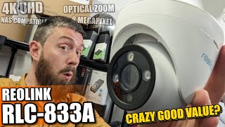 Reolink RLC833A Camera Review [upl. by Haniraz]