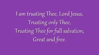 I Am Trusting Thee Lord Jesus Metropolitan Tabernacle [upl. by Htezil]