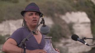 Mino Cinelu playing Udu with a thunderstorm Cappadocia Turkey [upl. by Jacintha652]