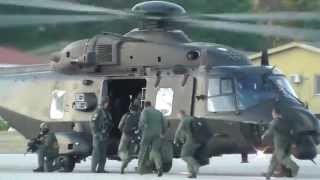 Athens Flying Week 2014 HAA NH90 and Commandos [upl. by Baalman]