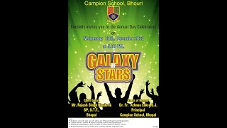 GALAXY OF STARS  ANNUAL DAY CELEBRATION  CAMPION SCHOOL BHOURI BHOPAL [upl. by Negaem539]