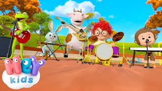 Suoniamo tutti insieme 🥁🎷  Strumenti musicali per Bambini  HeyKids Italiano [upl. by Eihtur255]