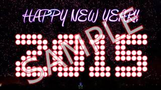 New Years Eve 2015 Countdown Video  1 Minute [upl. by Frans539]