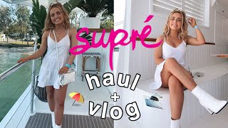 SUPRÉ HAUL  VLOG  ME BEING WEIRD AT AN INFLUENCER EVENT  Conagh Kathleen [upl. by Ahsita]