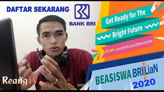 Beasiswa BANK BRI Buat Mahasiswa 1 [upl. by Mosby]