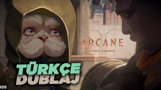 ARCANE HEIMERDINGER EKKO İLE TANIŞIYOR  TÜRKÇE DUBLAJ [upl. by Kera437]