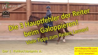 F162 Bella Teil 2 3 Reiterfehler und Lösung beim Galoppieren Warum Pferde nicht gut Galoppieren [upl. by Nelrac111]