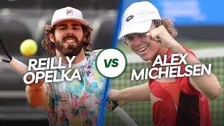 Reilly Opelka vs Alex Michelsen ATP Newport Semifinal Prediction [upl. by Hassett453]