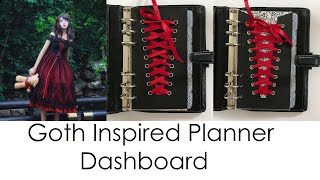 Goth inspired planner dashboard [upl. by Trimble]