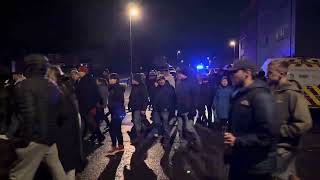 Hogmanay pipes and whistle parade  Kilsyth Scotland [upl. by Bekah]