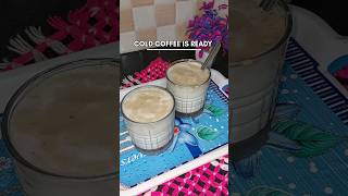 Cold coffee recipe 😋 [upl. by Ellehcrad]