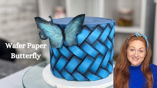 Wafer paper Butterfly Wafer Paper Art [upl. by Eberly]