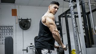 Dont freak out when you see these Triceps Andrei Deiu Arm Workout  Ep 3 Road to Arnolds [upl. by Matejka650]