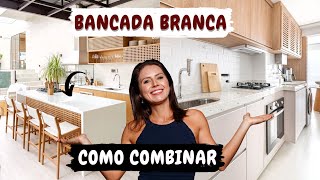 BANCADA BRANCA NA COZINHA  COMO COMBINAR [upl. by Seppala]