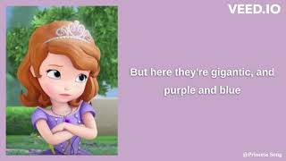 Goldenwing Circus Lyrics Sofia The First Princess Song [upl. by Suzetta]