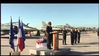 Visite de M Gérard Longuet sur la base aérienne 133 de Nancy [upl. by Pollerd]