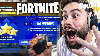 JACHETE TOUT LE PASS DE COMBAT SUR FORTNITE  Retour du chapitre 1 [upl. by Anesor]