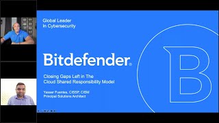 Webinar Bitdefender GravityZone CSPMClosing the gaps left in the cloud shared responsibility model [upl. by Jabon809]