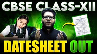 CBSE Date Sheet 2024 🚨  CBSE Latest News  Class 12th Board Exams Schedule 🤯 [upl. by Ettenom552]