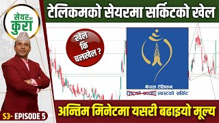 नेपाल टेलिकमको सेयरमा सर्किटको खेल विहान तयारी दिउँसो काम तमाम  Share Ka Kura witharthasarokarpodcast [upl. by Donella]