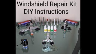 Windshield Repair Kit Instructions with a professional tool for DIY or professional use [upl. by Harp]