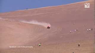 Robby Gordon Stuns Crowd Downhill Dakar 2015 Absolutely Sic [upl. by Acimot]