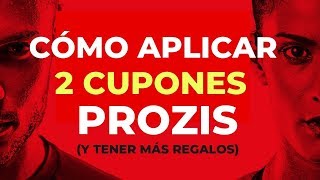 ¿Cómo APLICAR 2 CUPONES PROZIS  PROMO Y REGALOS 🎁 [upl. by Barbara]