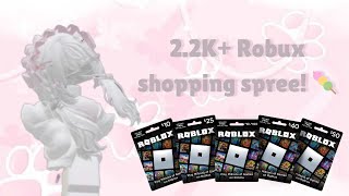 22K ROBLOX SHOPPING SPREE 🛍️ [upl. by Elem]