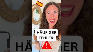 ACHTUNG mit diesem FEHLER🇪🇸 spanischfürdeutsche spanischkurs spanischlernen spanischtipps [upl. by Grae]